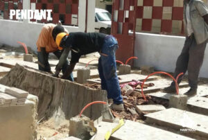 Centre GIZ Thies senegal Rehabilitation pendant projet